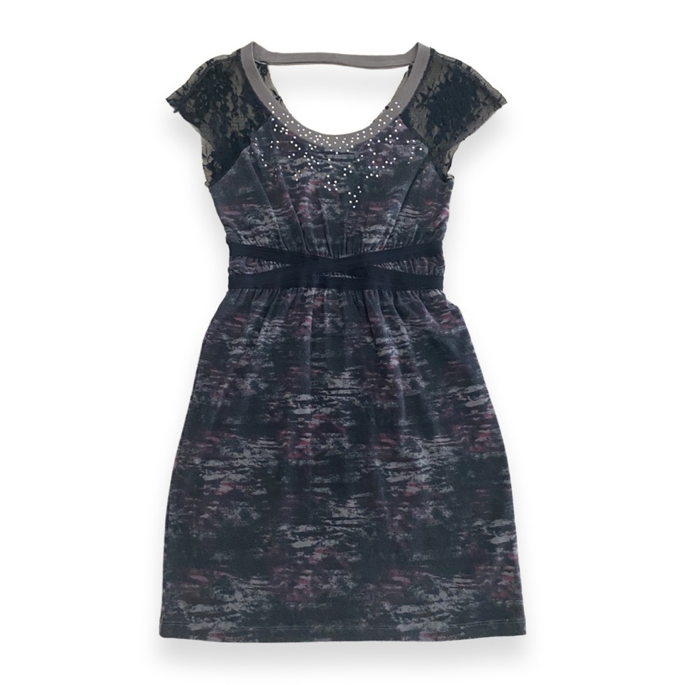 Amazing FREE PEOPLE Studded Lace Bodycon Dress! Size XS!